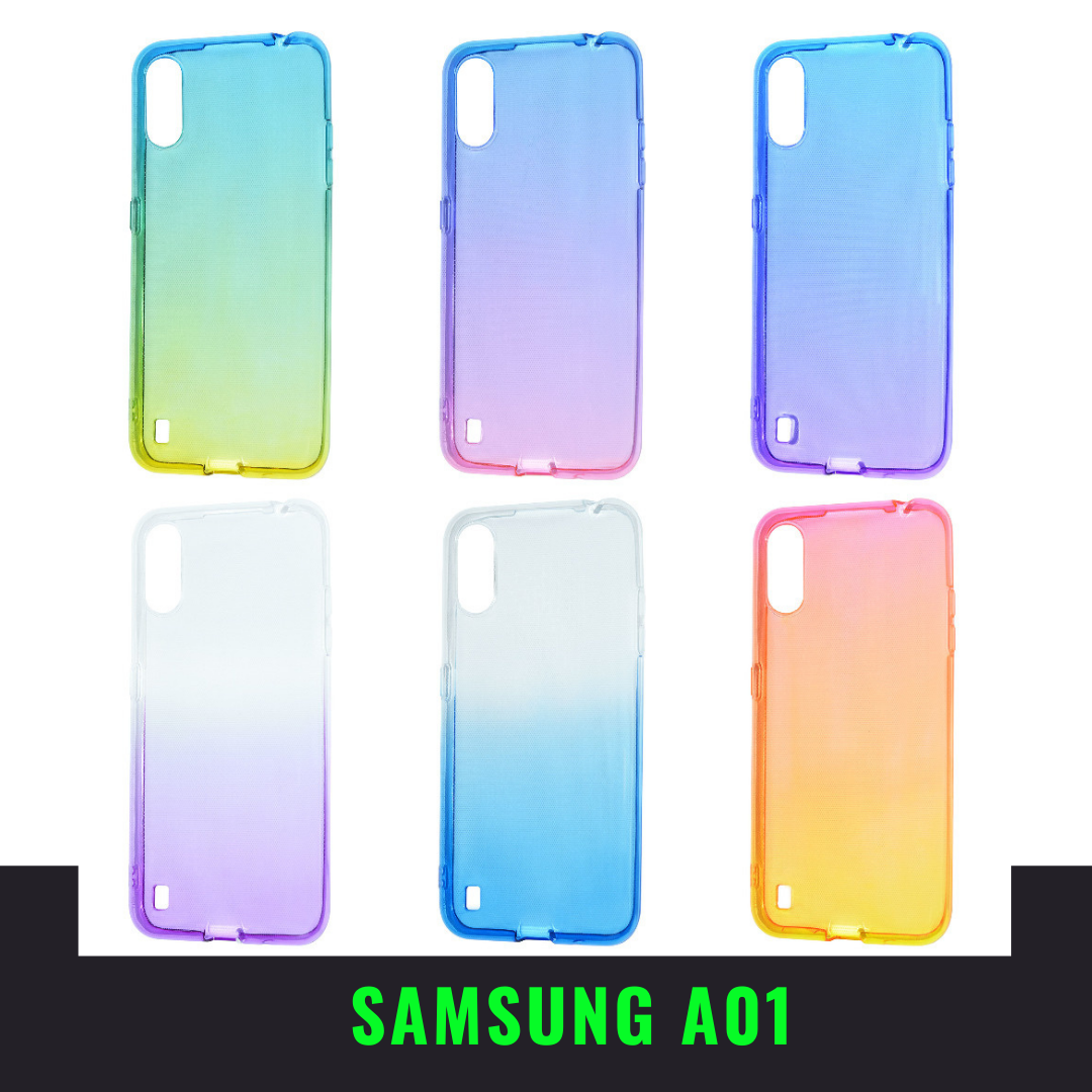 Силикон 0.5 mm Gradient Design Samsung Galaxy A01 (A015F)